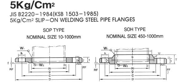 JIS B2220 FLANGE 5KG Manufacturer & Exporter